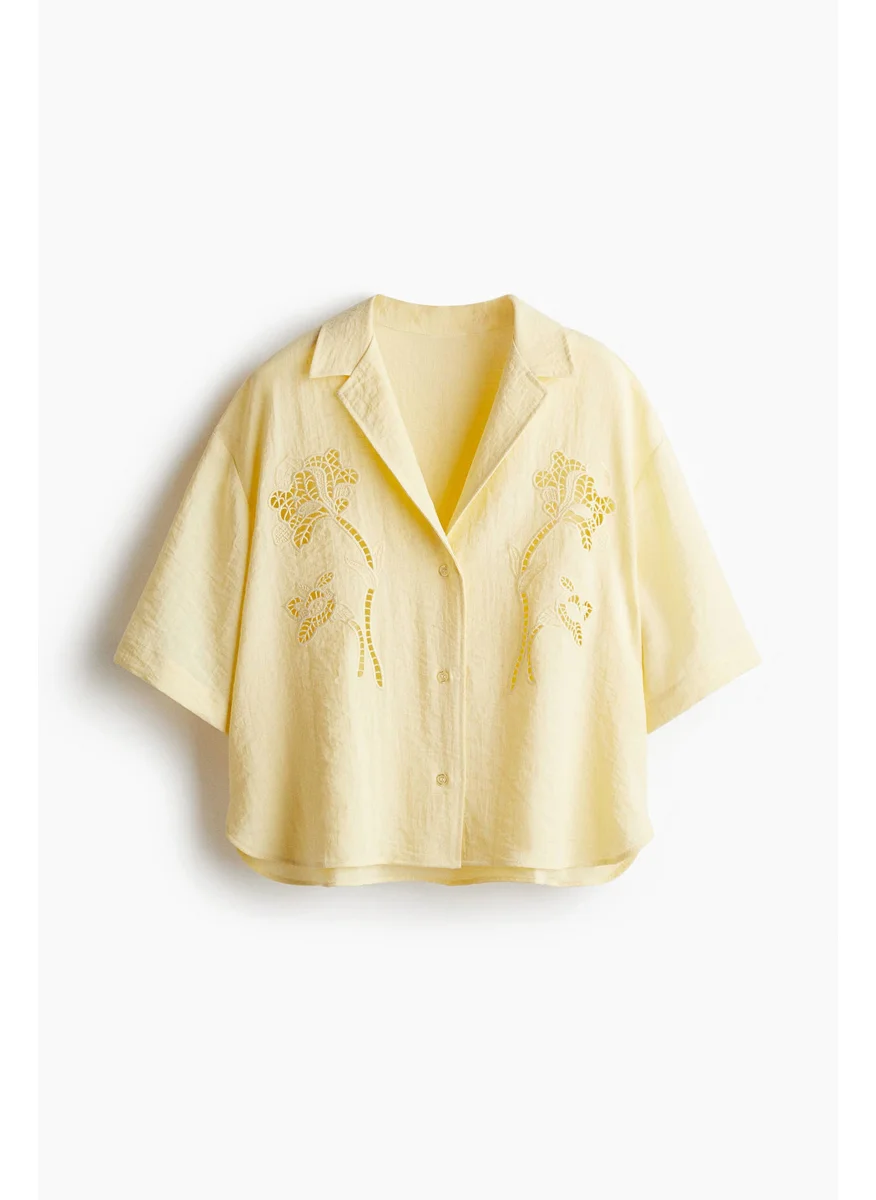 اتش اند ام Broderie Anglaise Shirt