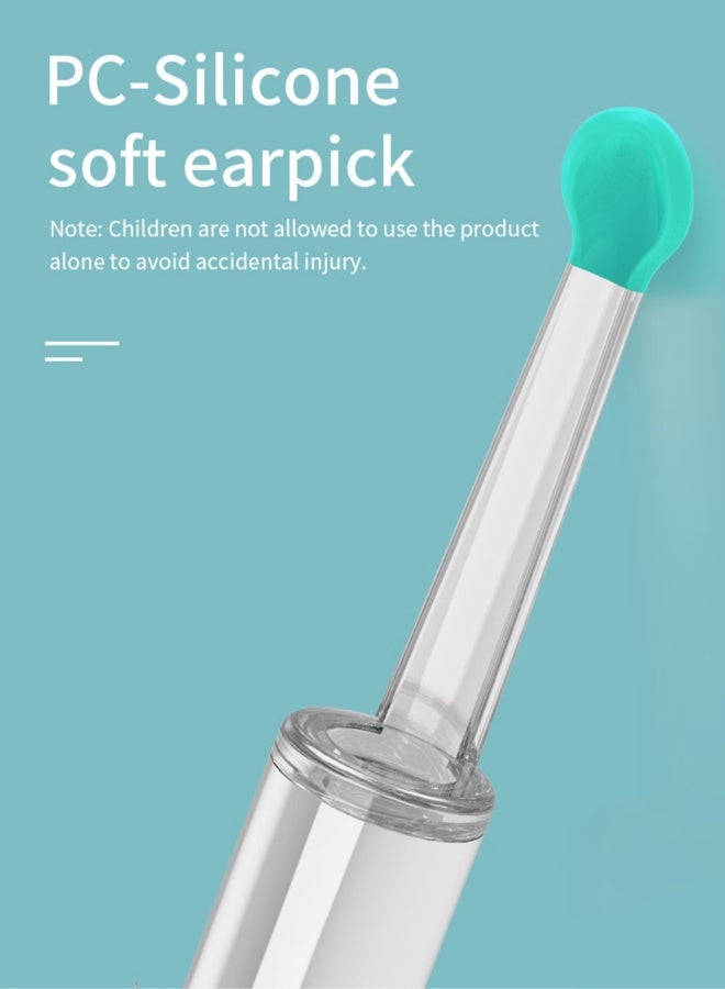 مزيل شمع الأذن بملعقة الأذن المرئية لهواتف iPhone وiPad وهواتف Android، منظار واي فاي لاسلكي HD مزيل شمع الأذن، مزيل شمع الأذن المرئي Wi-Fi (مجموعة من 8 قطع من أطراف الملعقة متضمنة) - Image 4