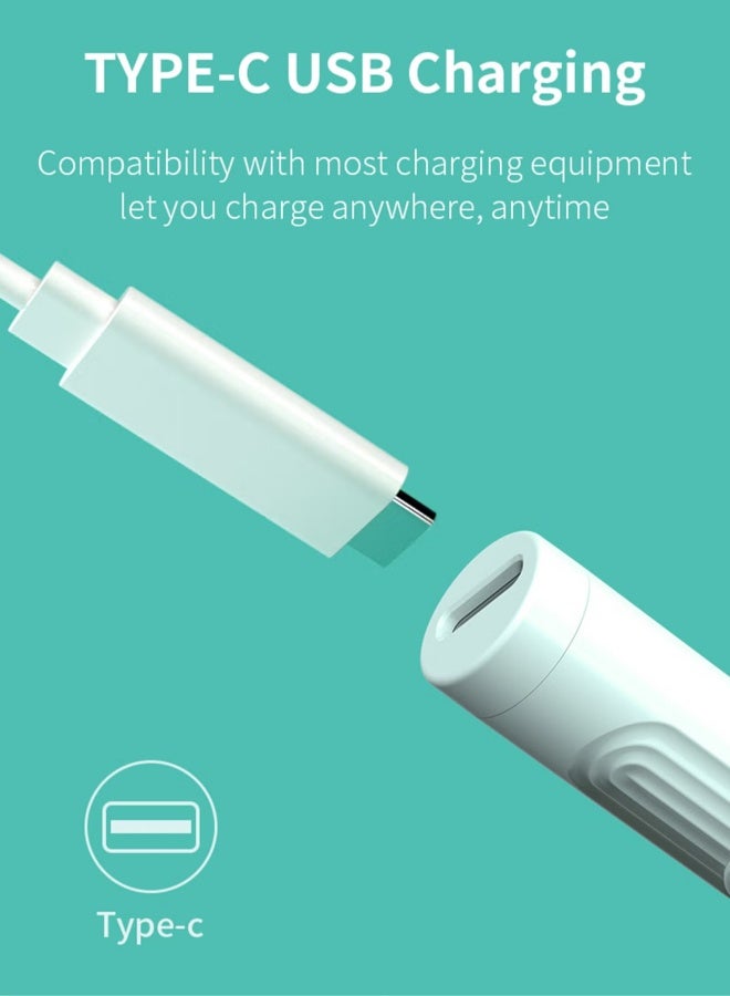 مزيل شمع الأذن بملعقة الأذن المرئية لهواتف iPhone وiPad وهواتف Android، منظار واي فاي لاسلكي HD مزيل شمع الأذن، مزيل شمع الأذن المرئي Wi-Fi (مجموعة من 8 قطع من أطراف الملعقة متضمنة) - Image 3