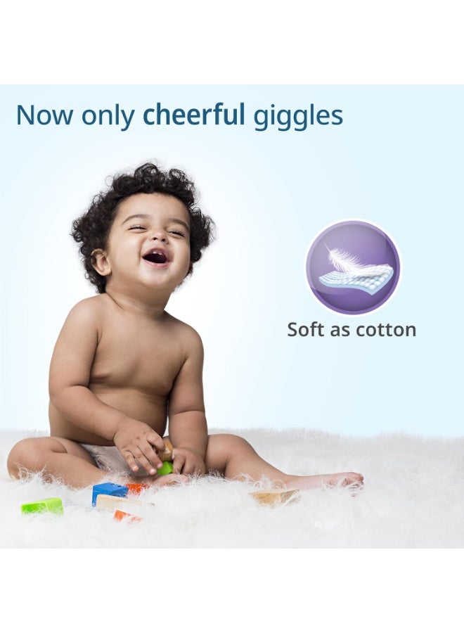 لوفلاب سراويل حفاضات LuvLap مقاس XXL، بوزن 15-25 كجم، 46 قطعة، سراويل حفاضات للأطفال، مع لوشن الصبار للحماية من الطفح الجلدي، حماية تصل إلى 12 ساعة - Image 3