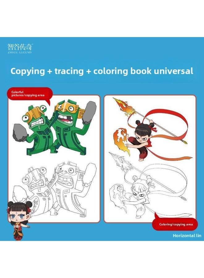The Devil Boy Naohai Movie Descend To The World Ao Bing Shiji Empress Animation Character Painting Child Control-Color:[special Recommendation] Nezha ① + 24 Color Leads - Image 4