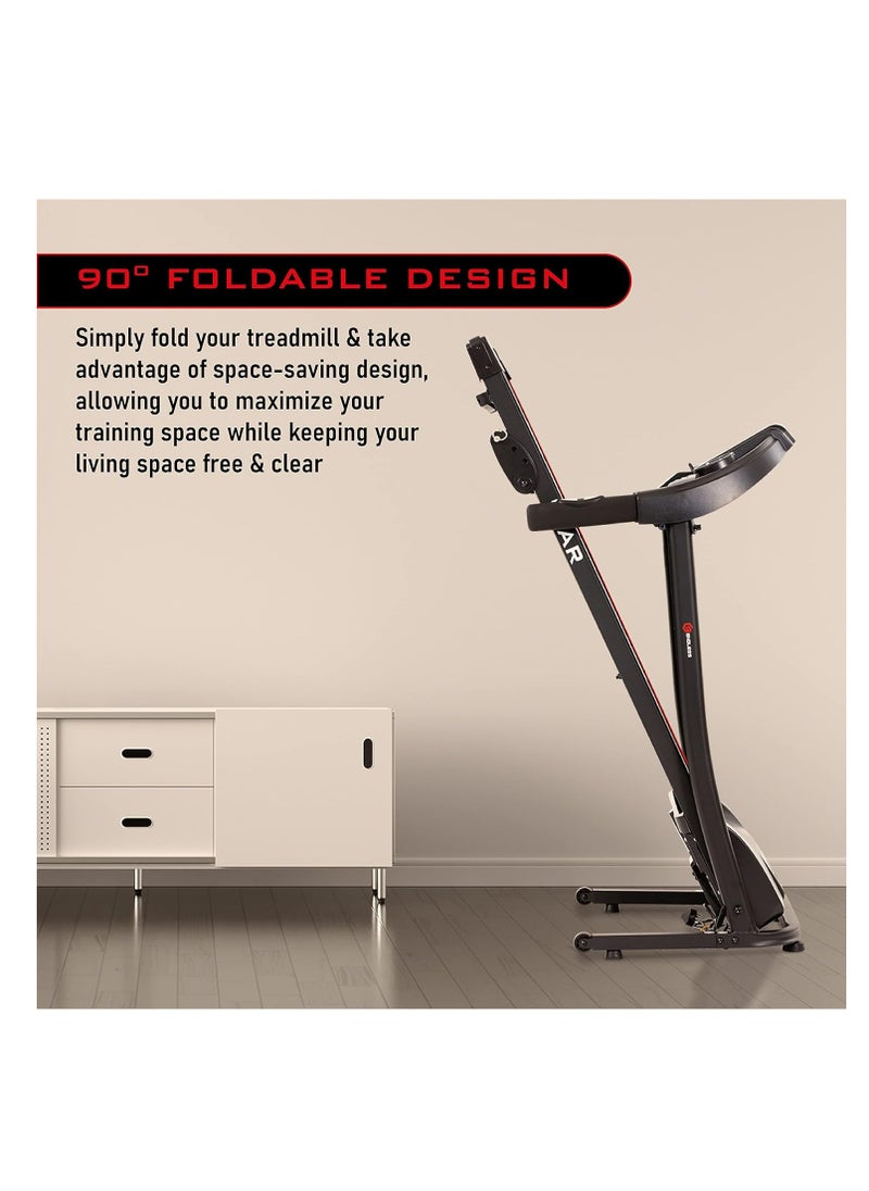 ENDLESS  Star + Treadmill for Home Use | 3 HP Peak | 10Km/hr Max Speed | 110 kg Max Weight | Heart Sensor | Built-in Speaker | 12 Preset Programs | With Massager  - Image 5