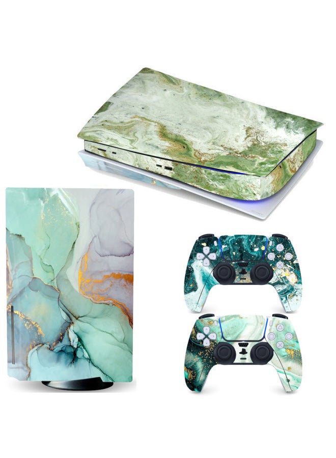 Loquat Ps5 Sticker Film Frosted Shell Protective Optical Drive Disc Skin Frog Matt Non-invasion-Color:ps5 Disc 23 - Image 3