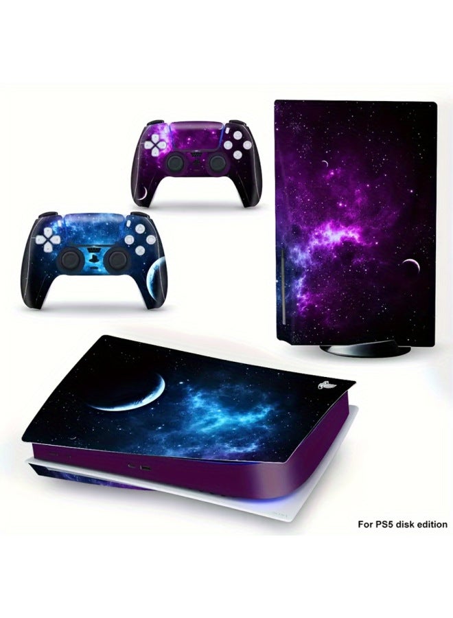 Loquat Ps5 Sticker Film Frosted Shell Protective Optical Drive Disc Skin Frog Matt Non-invasion-Color:ps5 Disc 23 - Image 1