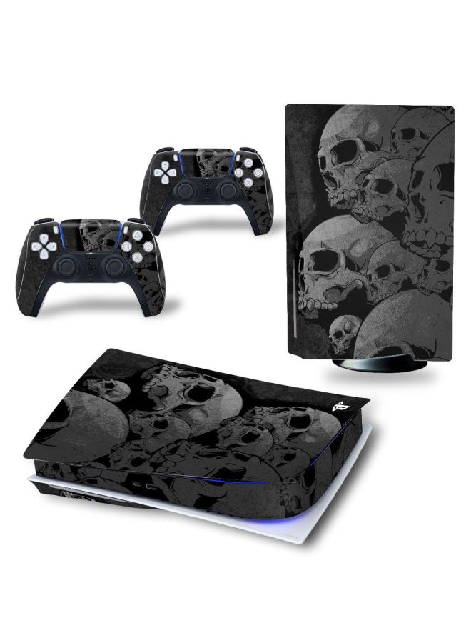 Loquat Ps5 Sticker Film Frosted Shell Protective Optical Drive Disc Skin Frog Matt Non-invasion-Color:ps5 Disc 23 - Image 2