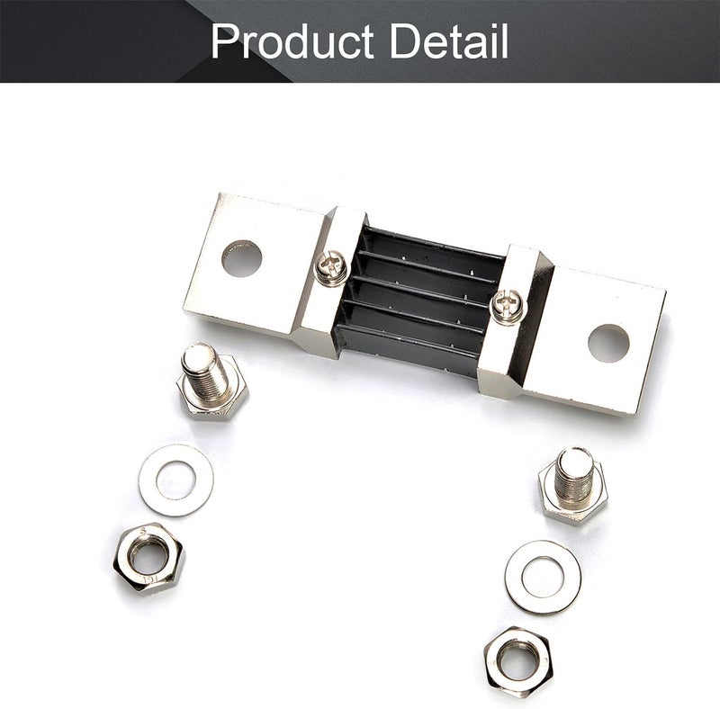 Fielect 500A 75mV DC Current Meter Shunt Resistor Resistance for DC Ammeter Shunt FL-2 1Pcs - Image 4
