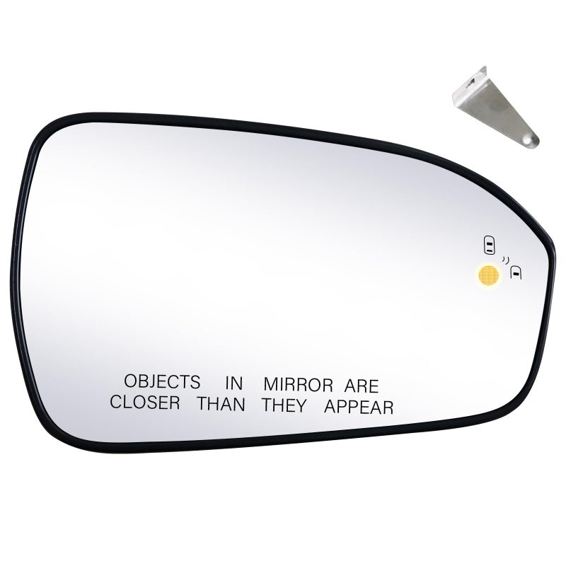 Tootai Passenger Side Replacement Mirror Glass compatible with Ford vehicles Fusion 20132019 heated with Blind Spot Detect wo Auto Dimming
