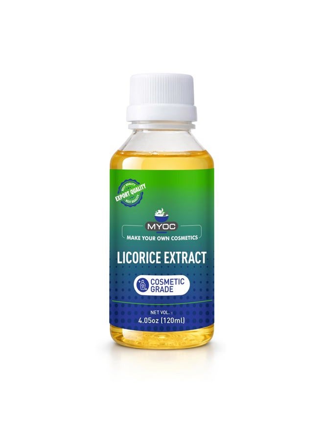 Myoc Licorice Extract | Cosmetic Grade | DIY Skincare & Haircare Formulations | 4 FlOz / 120ml - Image 1