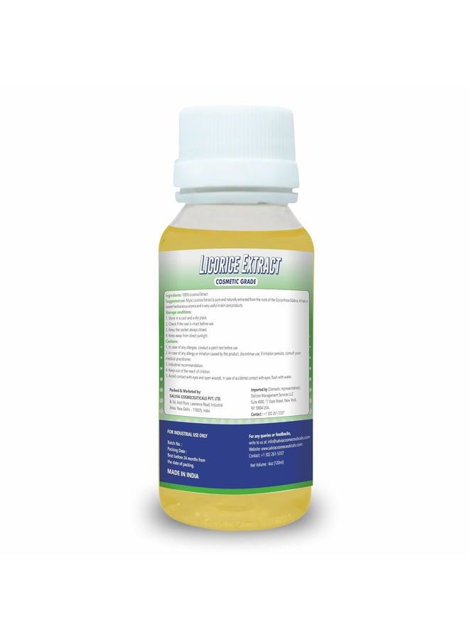 Myoc Licorice Extract | Cosmetic Grade | DIY Skincare & Haircare Formulations | 4 FlOz / 120ml - Image 2