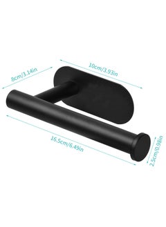 Generic Self-Adhesive Toilet Paper Holder, Stainless Steel Bathroom Paper Roll Rack, No Drilling  - Image 2