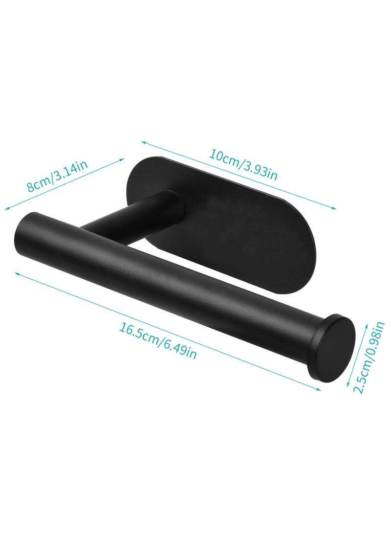 Generic - Self-Adhesive Toilet Paper Holder, Stainless Steel Bathroom Paper Roll Rack, No Drilling - Image 1