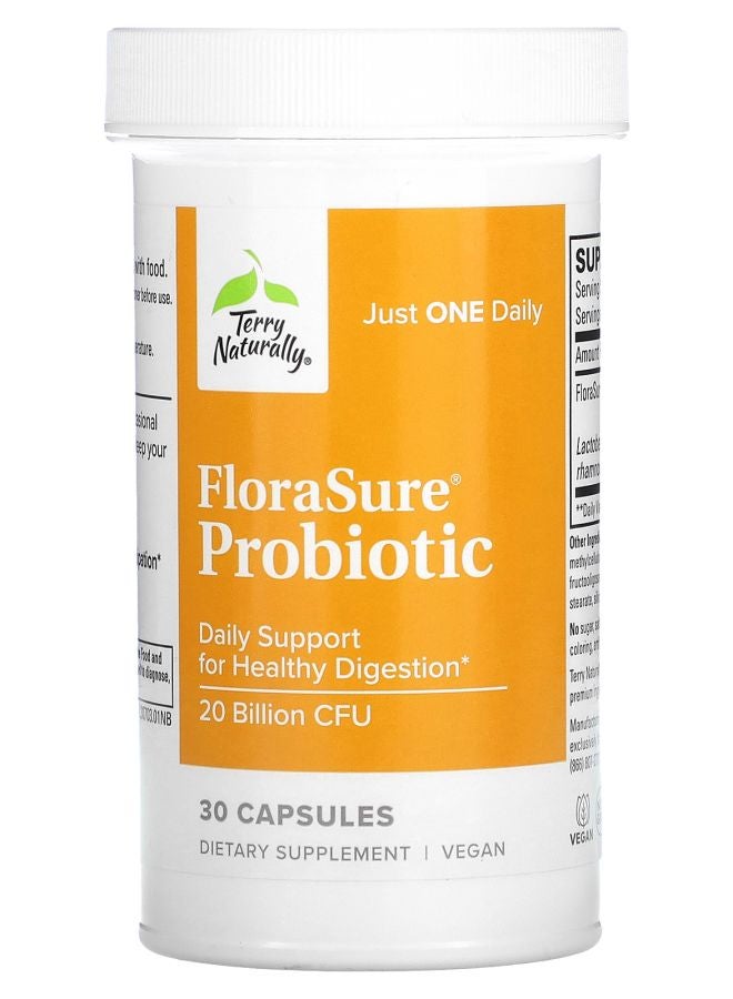 Terry Naturally FloraSure Probiotic 20 Billion CFU 30 Capsules
