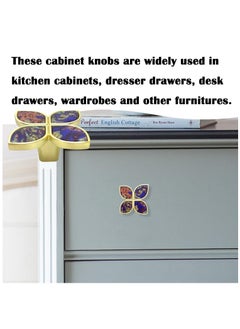 Knobs Four-Leaf Clover Brass Pulls Handles, Gold Knobs Dresser Knobs Clover Cabinet Handles with Screws for Dresser Drawers Kitchen Cabinet Watercolor, 6 pcs - pzsku/Z0CE6F31D4B60B48E8815Z/45/_/1718846082/dff68fc1-a1b2-439a-b040-d719e7d95603