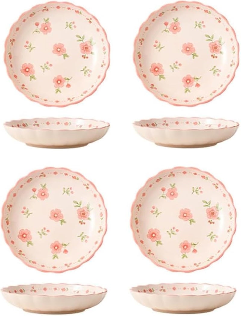 Plates,Salad Plates,Dish Set,Plate Set,Dinnerware Set,Dinner Plate Set,Ceramic Plates,Plates Set,Plate Sets,Platos,Kitchen Dishes,Dinnerware Sets,House Accessories For Home