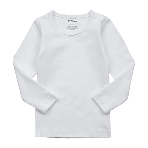AVAUMA Baby Boys Girls Pajama Set Kids Toddler Snug fit Basic Cotton Sleepwear pjs for Daily (Ivory-2 JS) - Image 2