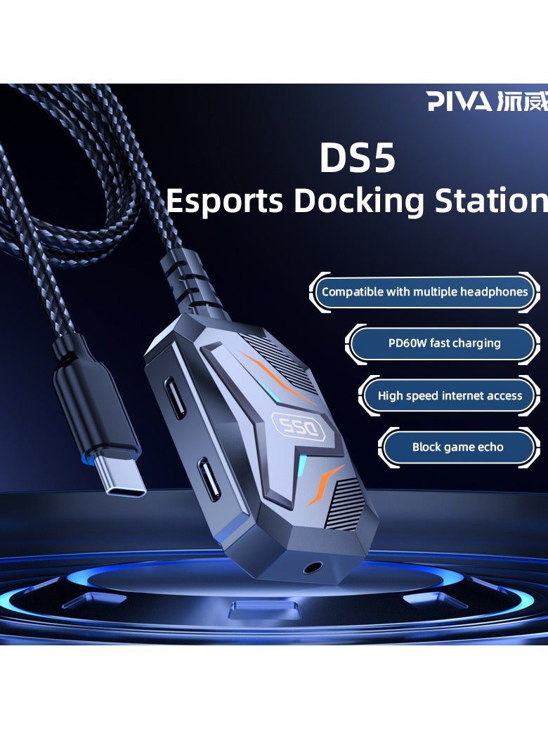 piva PIVA DS5 Type C 32bit Audio 4 Ports Support Charging Up To 60W  - Image 5