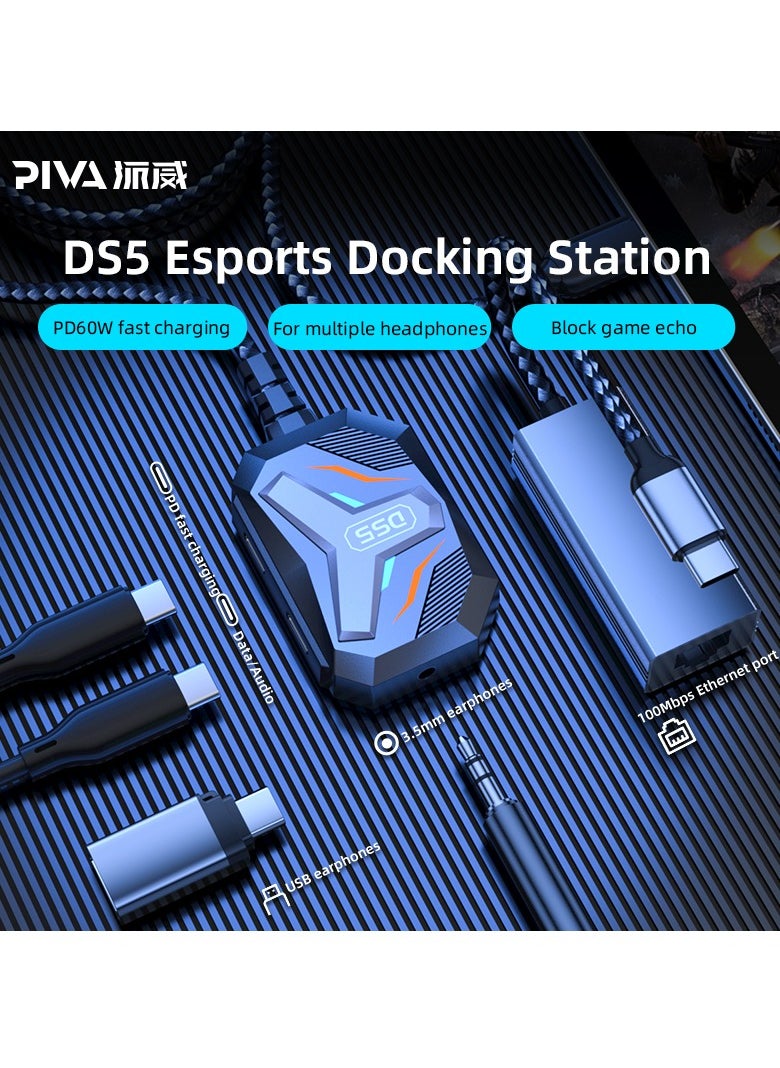 piva PIVA DS5 Type C 32bit Audio 4 Ports Support Charging Up To 60W  - Image 4