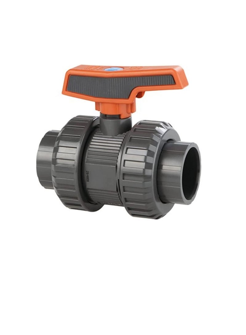 PVC Heavy Duty Water Supply Pipe Fittings for Swimming Pool, Agriculture, Irrigation & Commercial Plumbing Use (1.1/4 Inch, Union) - Image 1