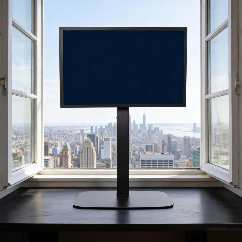 Luocute Single Monitor Stand, Height Adjustable Tilt Rotation Freestanding VESA Mount with Cable Management for 14 to 32 Inch Screens up to 10KG - Image 4