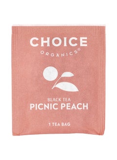 Choice Organic Teas Choice Organic Teas, Black Tea, Picnic Peach, 16 Tea Bags, 1.12 oz (32 g)  - Image 3