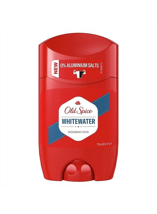 Old Spice بروكتور وغامبل أولد سبايس وايت ووتر مزيل العرق ستيك 50 مل عبوة من 6 - Image 1