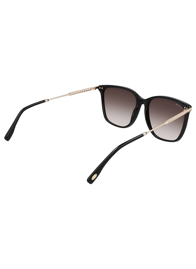 LACOSTE نظارة شمسية مستطيلة للحماية من الأشعة فوق البنفسجية للنساء - L6016S-001-5716 - مقاس العدسة: 57 ملم  - Image 5
