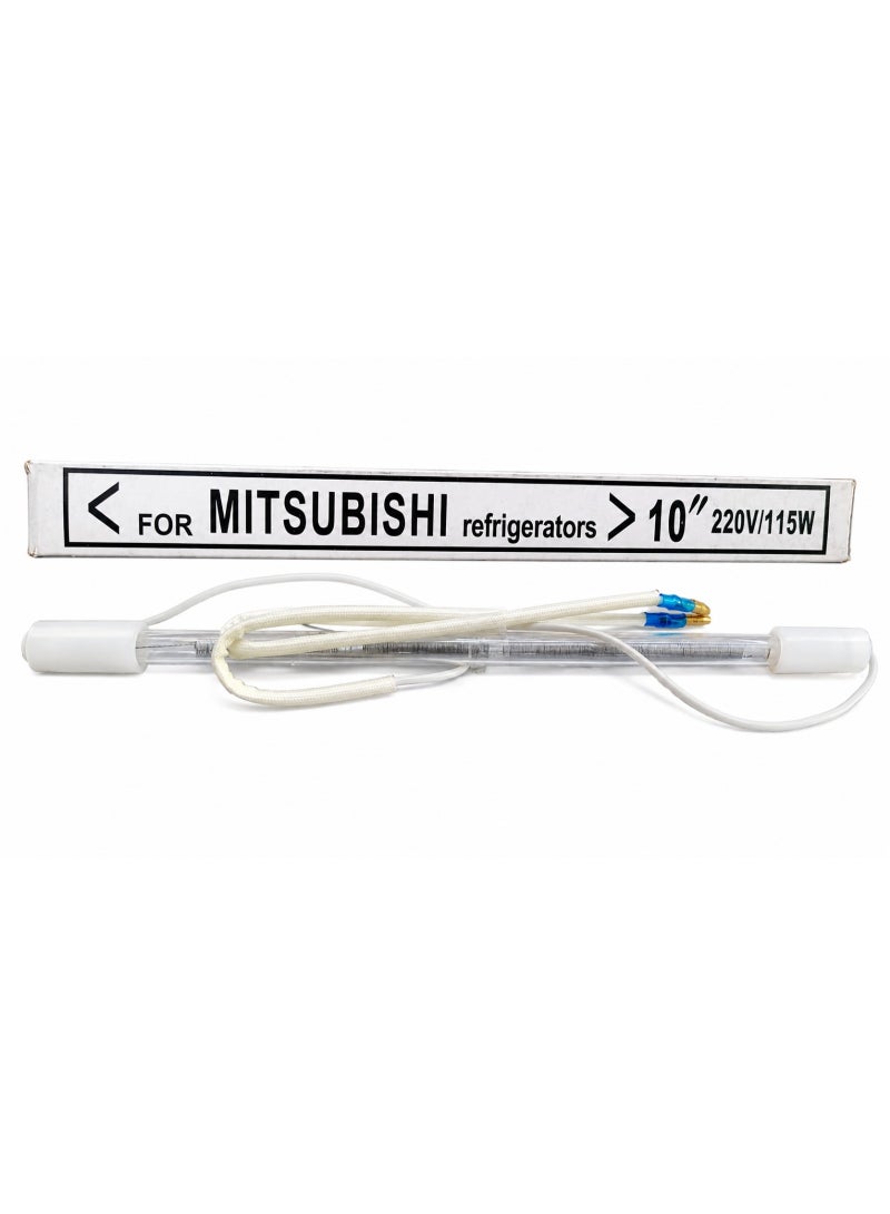 Refrigerator Defrost Heater 10 Inch 220V 115W Glass Tube Heating Element with High Temperature Wire | Replacement Defrost Heater for Mitsubishi Refrigerators | OEM Quality Spare Part - Image 4