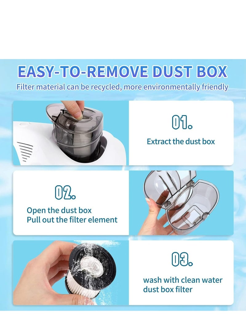 Handheld Dust Mite Vacuum Cleaner Dust Mites Remover With UV Sterilization - Image 3