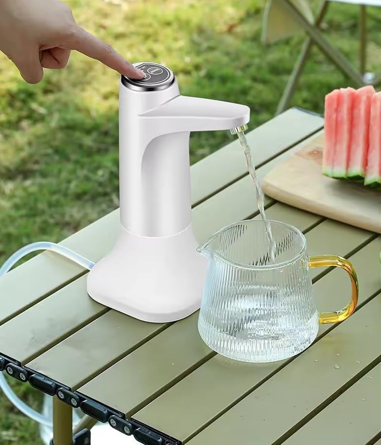 PONDI USB Rechargeable Water Dispenser with Detachable Base for 5 Gallon Bottles - Portable Dispenser with 1200mAh Battery - Smart and Automatic - Ideal for Home, Office, and Outdoor Use (Tabletop Green) - Image 5