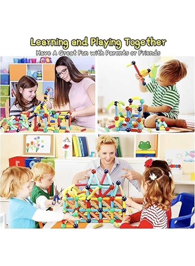 ممز بلانيت العاب اطفال مغناطيسيه 50 قطعه| فريدة من نوعها عالية الجودة مع بوكس قابل للحمل واللعب الانيق | عصا و كور مغناطيسية ثلاثية الابعاد  .العاب للاطفال - Image 5