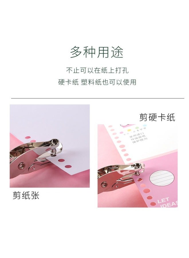 HELPS Office Supplies Metal Hole Punch Custom Stationery Manual A4 Paper Hole Punch Single Hole Loose-leaf Hole Punch - Image 3