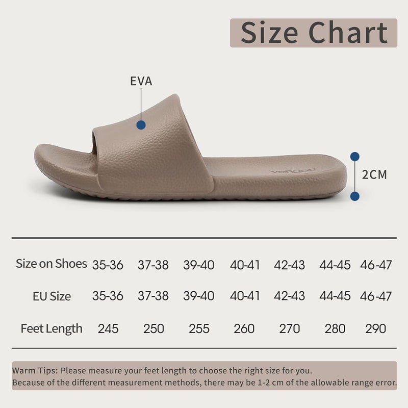 D.D.Star Big Size Bathroom Slippers For Men and Women Non-Slip Quick Drying Shower Shoes Comfortable And Soft Sole Slide On Sandal - Image 2