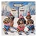 PPuzzling Funny Dachshund Skiing Dog Puzzles for Adults 1000 Pieces Cute Puppy Jigsaw Puzzle Wearing Hats and Sunglasses Snowy Mountain Chairlift Scene Challenging Holiday Animal Art Puzzle as Home Wall Decor - Image 2