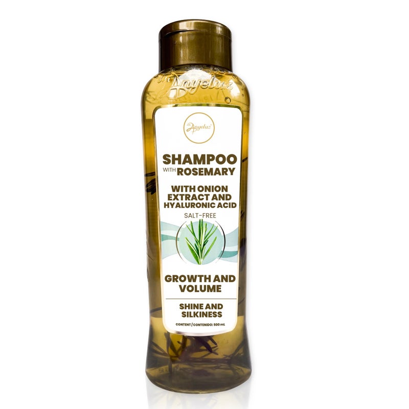 Anyeluz Rosemary Shampoo  Strengthens Hair Fights Damage from Styling Natural Formula for Daily Use Suitable for All Hair Types