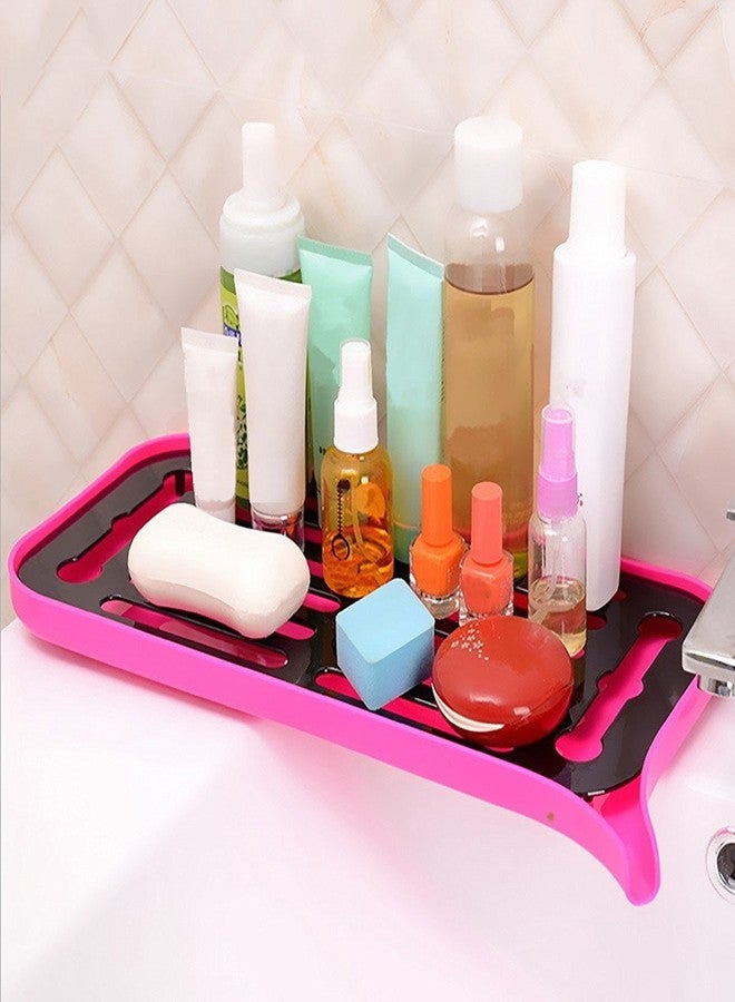 Everyday Desire Multifunctional Double Layer Kitchen Drain Shelf Sink Draining Rack Tray Dish Bowl Storage Holder Vegetable Fruits Draing Board (Random Colour Will be Sent) - Image 1