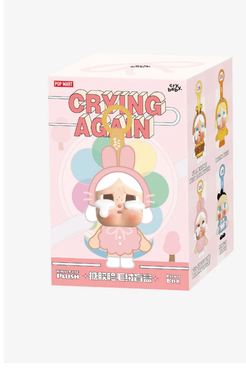 CRY BABY مصنع دموع كراي بيبي - صندوق بلاستيكي وجه قماش، شخصيات صندوق كراي بيبي، شخصيات عمل بتصميم عشوائي، ألعاب قابلة للجمع، زينة منزلية، هدايا عيد الميلاد أو عيد الميلاد، صندوق واحد - Image 1