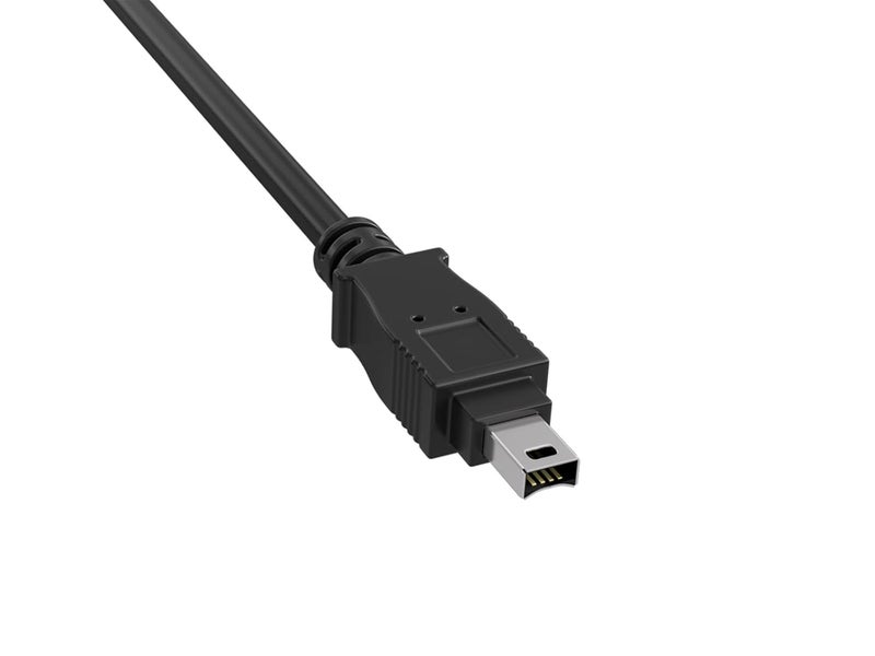Cable Leader CableLeader 3ft FireWire 400 Cable IEEE-1394a 4-Pin Male to Male Data Transfer Cable, iLink DV Cable, DV Camera to Computer, Camcorder to Laptop Cable, Black - Image 2