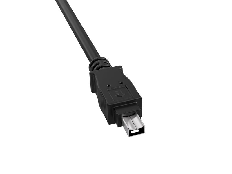 Cable Leader CableLeader 3ft FireWire 400 Cable IEEE-1394a 4-Pin Male to Male Data Transfer Cable, iLink DV Cable, DV Camera to Computer, Camcorder to Laptop Cable, Black - Image 3