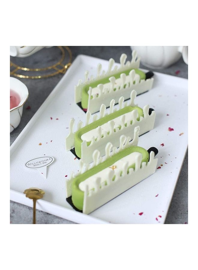 NIBEMINENT Rectangle Silicone Molds For Baking Blue 29.1x2.2x16.9cm - Image 4