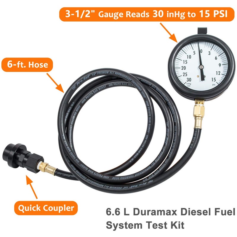 Bonbo TU-32-6 6.6 L Fits for GM Duramax Diesel Fuel System Test Kit - Image 3