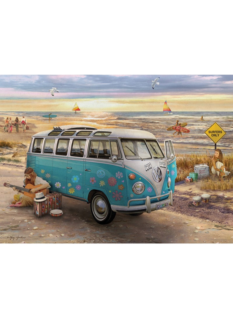 Eurographics The Love & Hope VW Bus by Greg Giordano 1000-Piece Puzzle - Image 3
