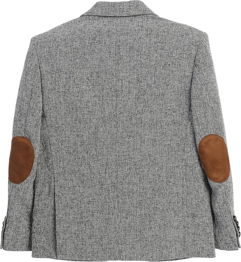 Gioberti Kids and Boys Lightweight Formal Tweed Blazer Jacket - Image 3
