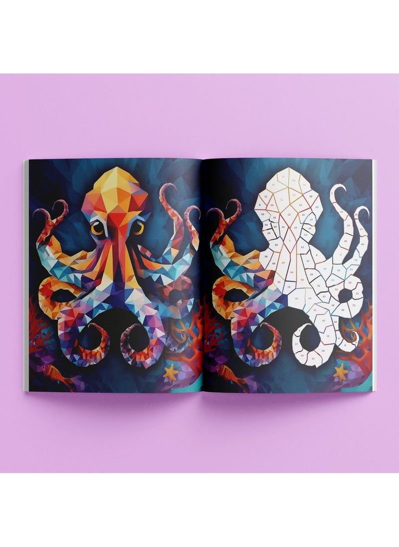 Hinkler Art Maker Sticker Mosaics Amazing Animals – Creative Sticker Art Kit, DIY Mosaic Craft for Kids, Fun Animal Designs, Includes Colorful Stickers and Pattern Sheets - Image 3