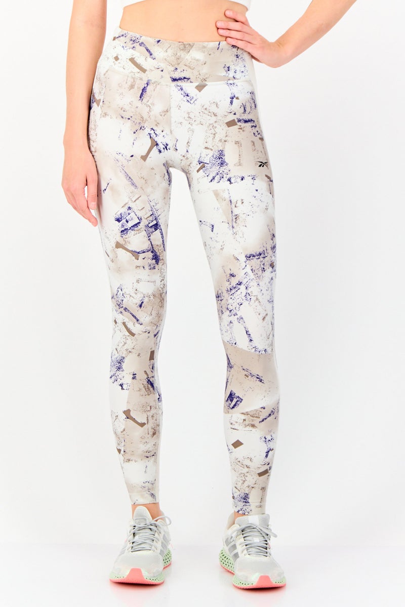 Reebok Women Sportswear Fit Training Leggings, Multicolor - Image 1