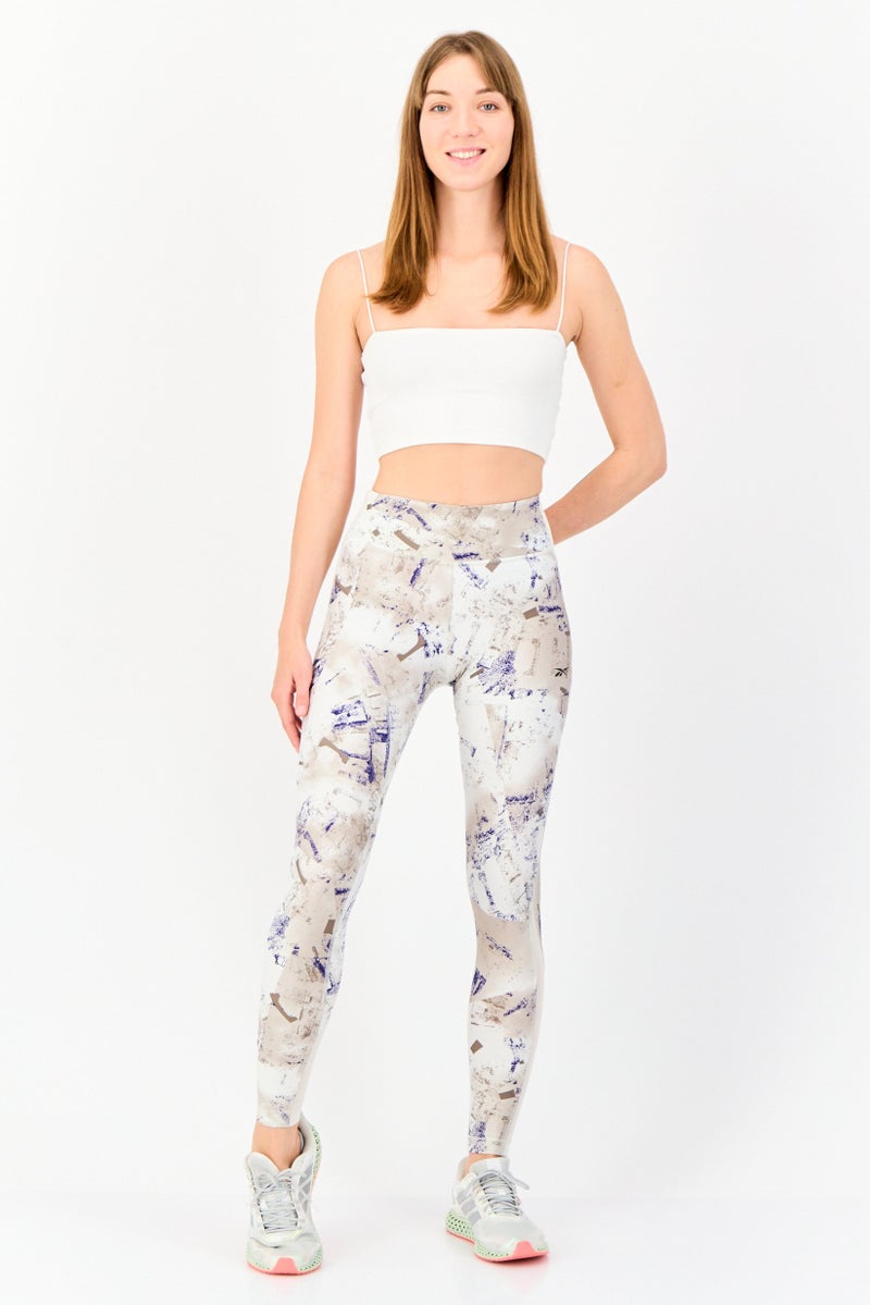 Reebok Women Sportswear Fit Training Leggings, Multicolor - Image 4