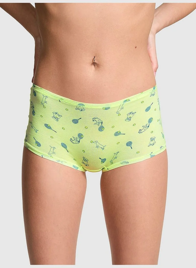 PINK Cotton Boyshort Panty