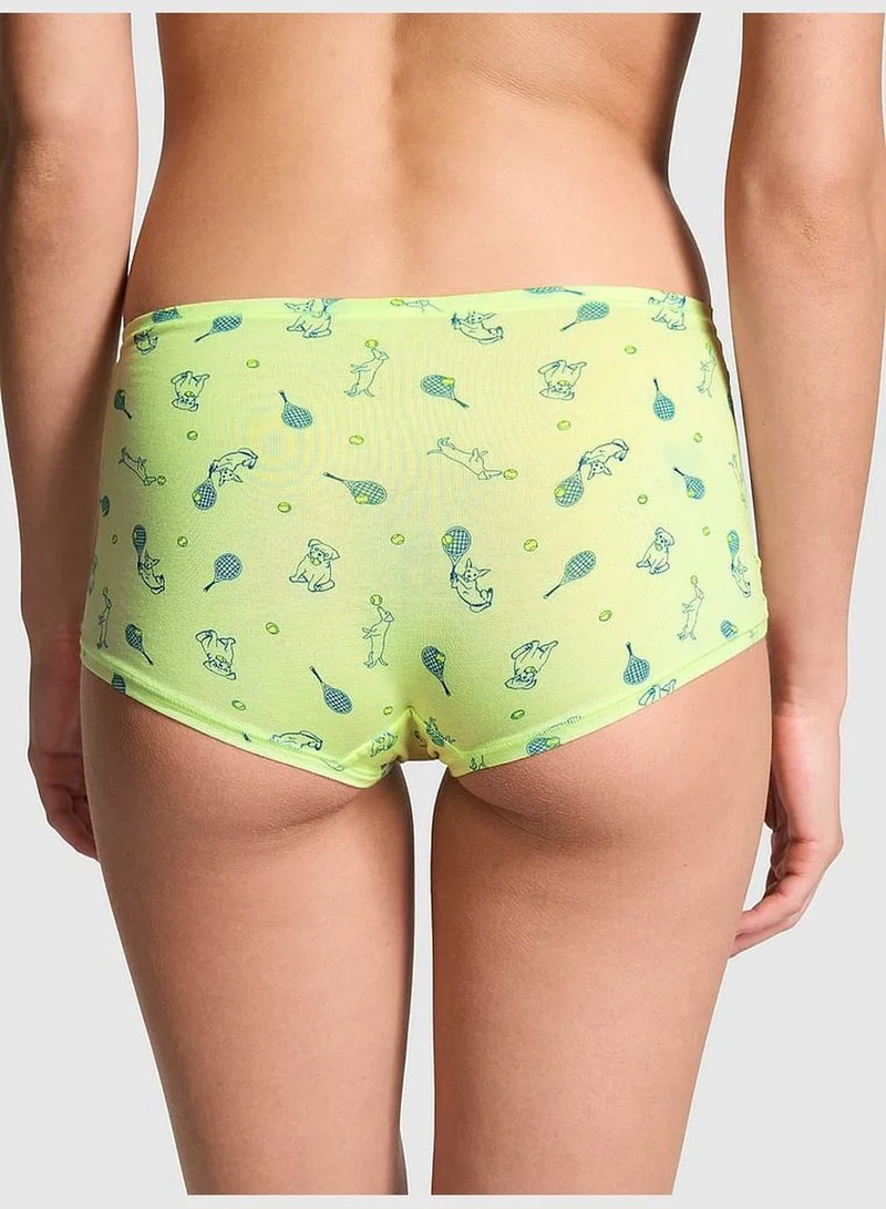 PINK Cotton Boyshort Panty