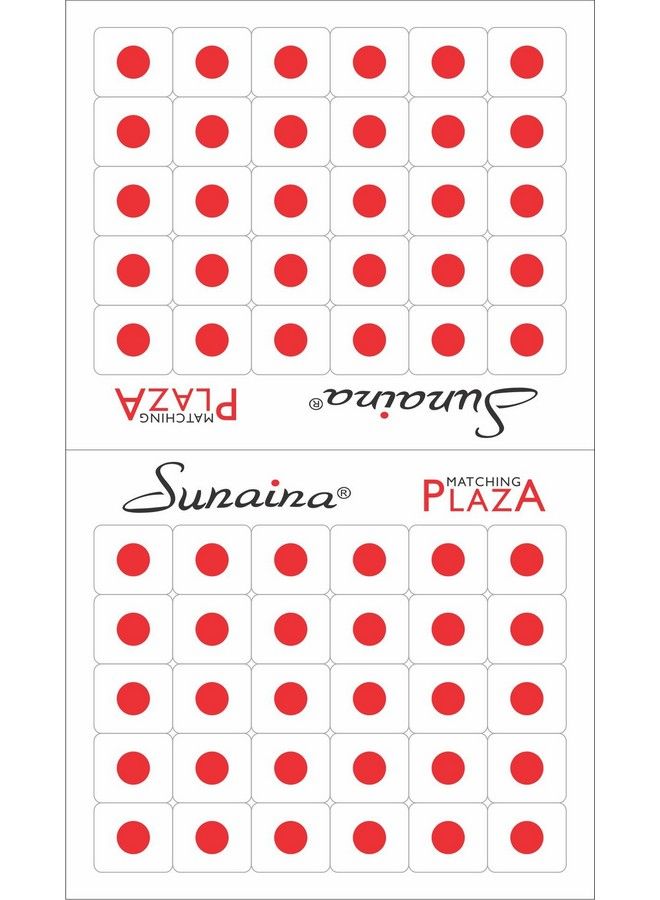 Sunaina بندي دائري أحمر متطابق للنساء (حجم 7 مم، عبوة من 180 بندي) [Srmp607] حجم 5 - Image 4