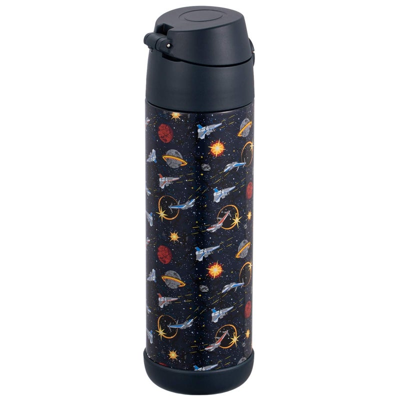 Snug Insulated Kids Water Bottle with Straw & Spout â€“ Double-Wall Stainless Steel, Leakproof, Easy-Flip Lid â€“ For School, Travel, Toddlers & Big Kids - Space Wars, 17oz - Image 5