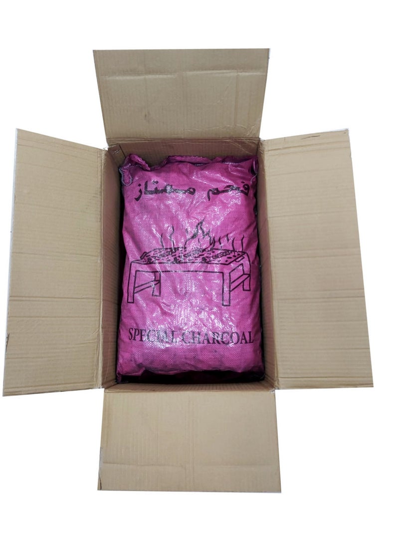 ALSAQER 7 KG-Hardwood Charcoal/Special Charcoal/BBQ Natural Wooden Charcoal  - Image 2